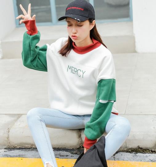 秋冬原宿风套头连帽卫衣的多种搭配:减龄显瘦(图) 秋冬原宿风套头连帽卫衣的多种搭配:减龄显瘦(图)