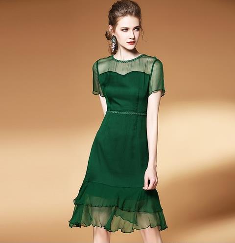 2017镂空吊带连衣裙：显高显瘦连衣裙推荐（图)