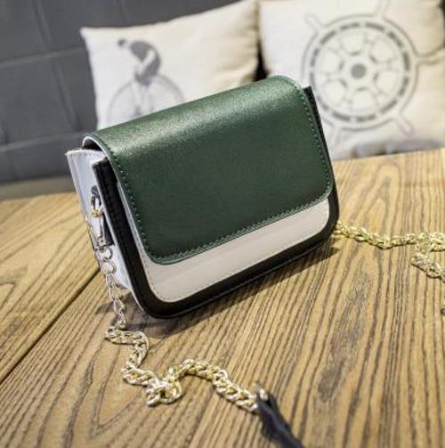 欧美简约单肩撞色链条包：5款链条包凸显女人味