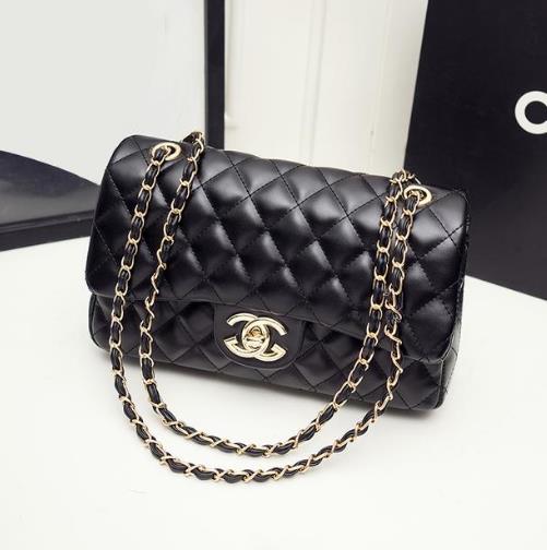 欧美简约单肩撞色链条包：5款链条包凸显女人味