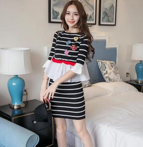 单穿打底都很美的包臀半身裙套装:优雅淑女范(图) 单穿打底都很美的包臀半身裙套装:优雅淑女范(图)