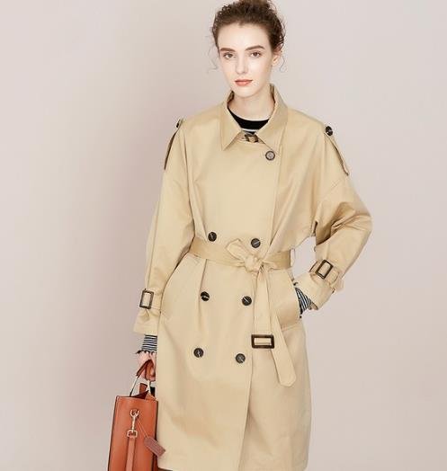 彰显时尚明星范儿的圆环腰带廓型风衣搭配（图）