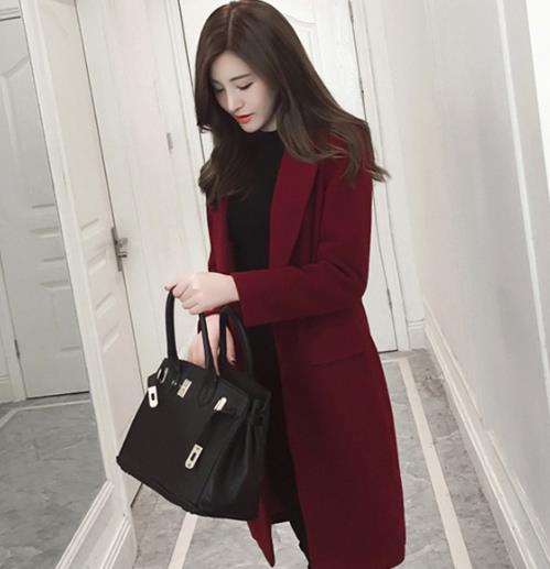 宽松单排扣格子毛呢外套：5款外套演绎时尚复古风