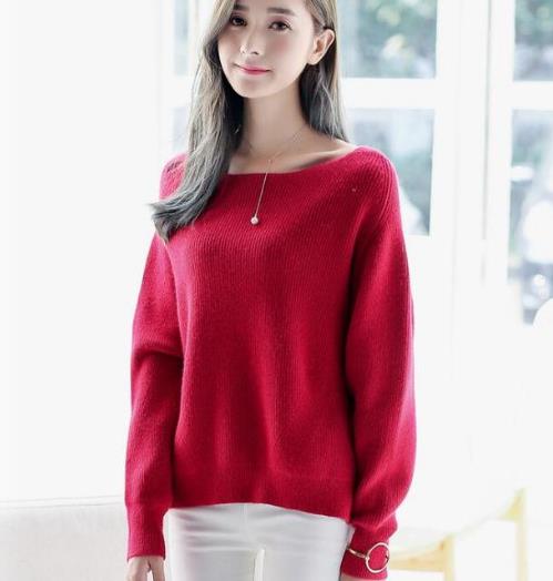 彰显性感迷人的5款毛衣:韩版一字领套头毛衣(图) 彰显性感迷人的5款毛衣:韩版一字领套头毛衣(图)