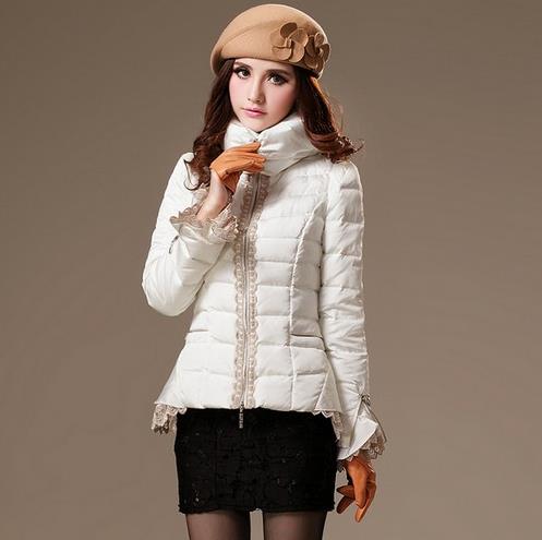 冬季必备羽绒服：大毛领修身加厚羽绒服搭配（图）