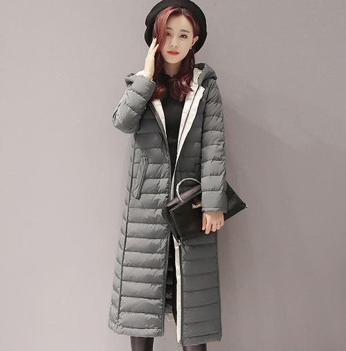 大毛领加厚短款羽绒服搭配小脚裤：简约又洋气（图）