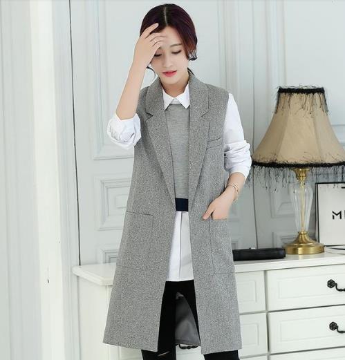 显高显瘦收腰百搭无袖马夹外套：呈现性感曼妙身姿