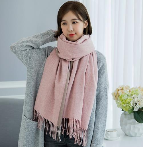 冬季保暖必备优雅气质围巾:日系拼色针织围巾分享 冬季保暖必备优雅气质围巾:日系拼色针织围巾分享