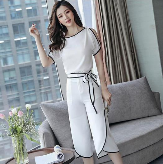 小香风职业阔腿裤套装搭配：彰显女人优雅性感魅力