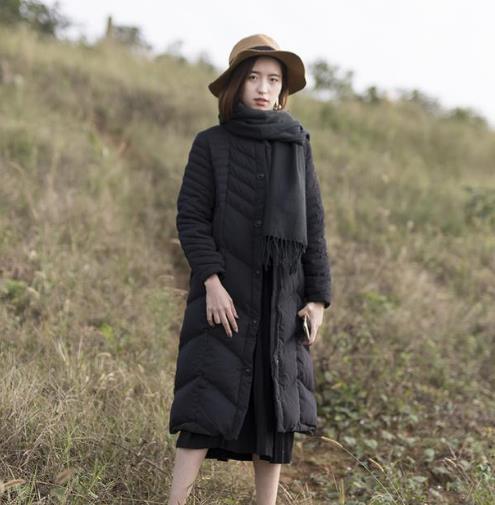 时尚显瘦彰显大牌范儿的立领过膝羽绒服推荐（图）