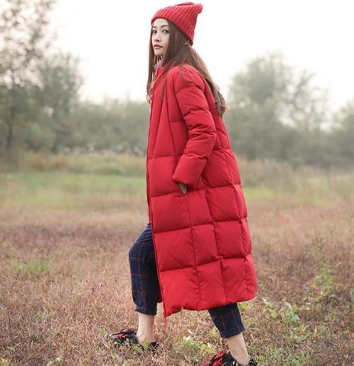 时尚显瘦彰显大牌范儿的立领过膝羽绒服推荐（图）