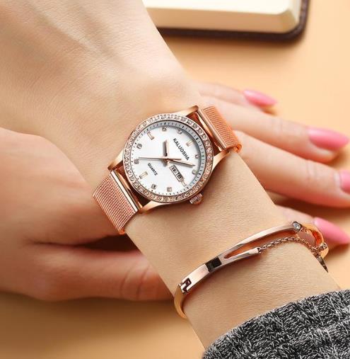 韩版钢带女生手表：5款手表演绎时尚优雅气质（图）