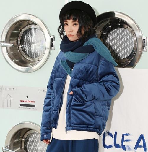 时尚迷人的短款羽绒服：V领系带羽绒服推荐（图）