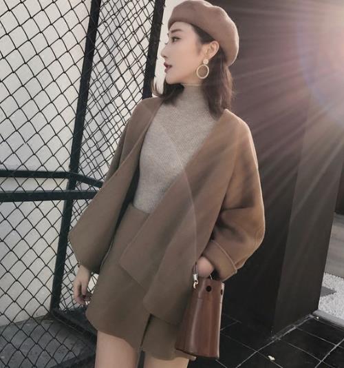 小个子穿这几款流苏毛边毛呢短外套显高又时尚（图）