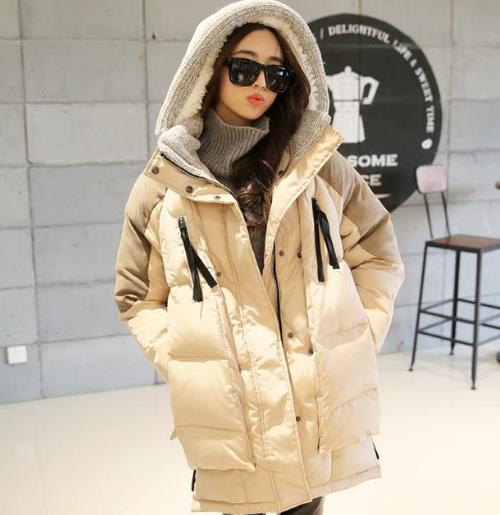 大毛领中长款羽绒服：时尚洋气羽绒服推荐（图）