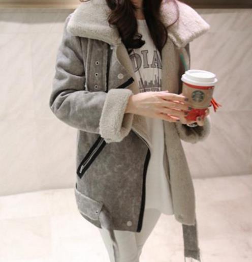 精致优雅又显瘦的中长款羊羔毛外套搭配推荐（图）