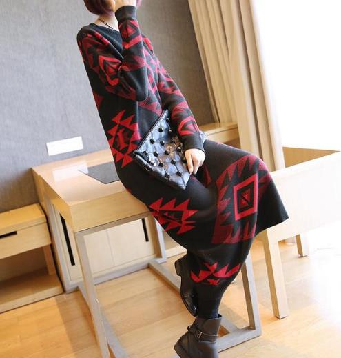 外穿内搭都好看的彩色条纹针织连衣裙：时尚减龄