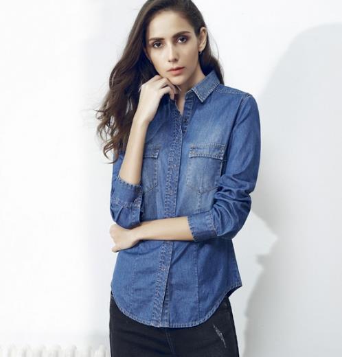 内搭衬衫推荐：学院风休闲刺绣格子衬衫搭配（图）