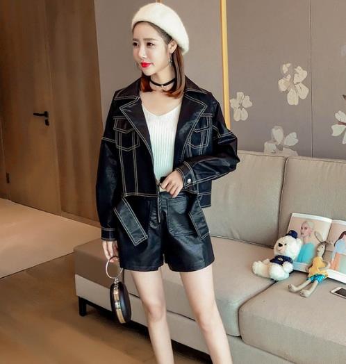 蝙蝠袖皮质短外套搭配：个性十足短外套推荐（图）