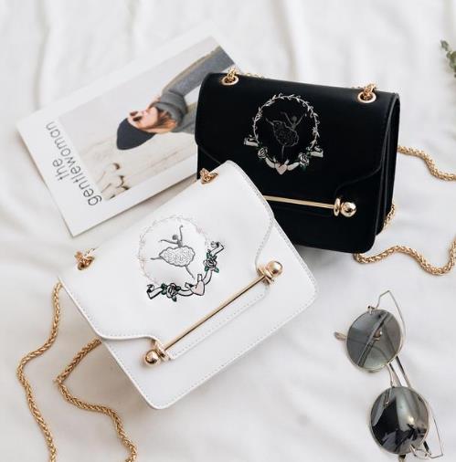 大方简约的新款真皮菱格链条包：彰显优雅气质（图）