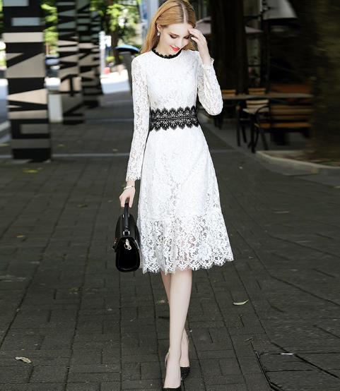 今年最流行的内搭雪纺毛呢连衣裙：新款连衣裙推荐