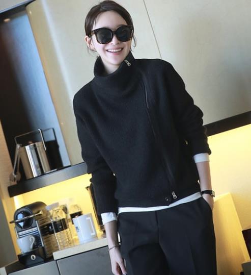 廓型毛呢短外套搭配阔腿裤：简约大方英伦范（图）