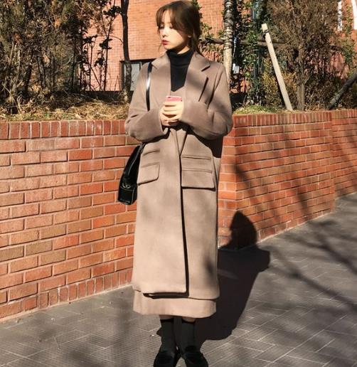 冬日必备毛呢外套:干练知性插肩茧型长外套分享 冬日必备毛呢外套:干练知性插肩茧型长外套分享