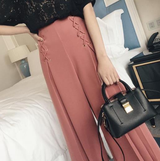 时尚印花九分阔腿裤套装：经典时尚阔腿裤分享