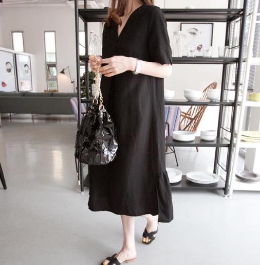 新款复古宽松清新长裙：5款长裙打造夏日文艺风