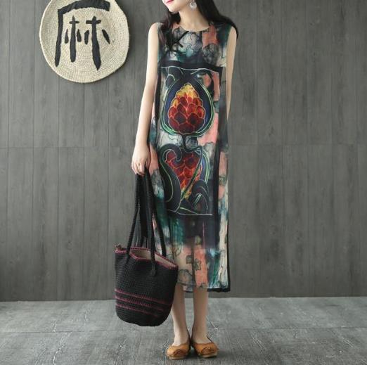 简单的棉麻连衣裙，优雅端庄又时髦（图）