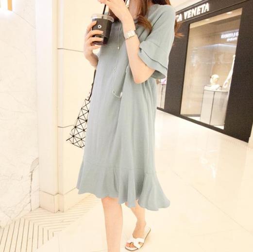 简单的棉麻连衣裙，优雅端庄又时髦（图）