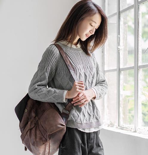 小个子的福利：显瘦显高蝙蝠袖格子两件套（图）