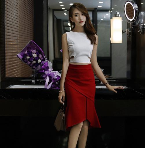 明星同款名媛两件套裙：时尚百搭套装裙推荐（图）