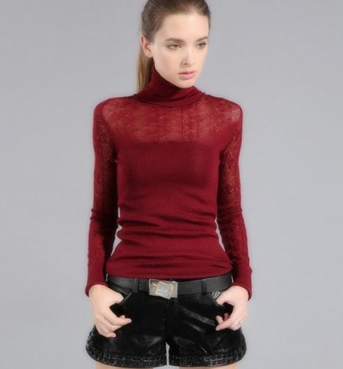 冬季必备加厚纯色粗毛线针织衫：时尚大气又保暖