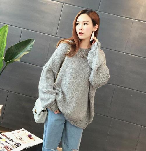 胖MM搭配韩版百搭宽松毛衣如何才遮肉显瘦(图) 胖MM搭配韩版百搭宽松毛衣如何才遮肉显瘦(图)