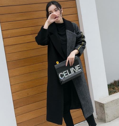 冬天是翻领撞色廓形大衣的季节:简约大方显气质 冬天是翻领撞色廓形大衣的季节:简约大方显气质