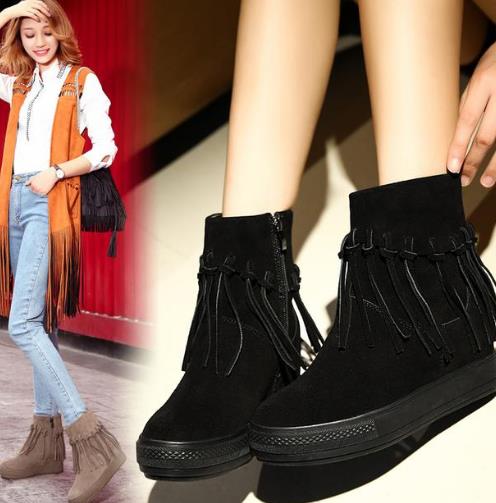 磨砂粗跟马丁靴怎么搭配才能让这个冬天更帅气