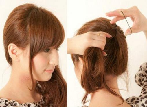 图解一款简单的马尾辫的扎法(图) 图解一款简单的马尾辫的扎法(图)