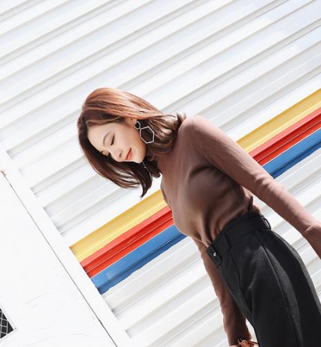 高领针织衫保暖显气质：秀出你的美脖颈（图）