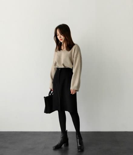 腰粗女生冬季怎么穿最显瘦：时尚搭配示范（图）