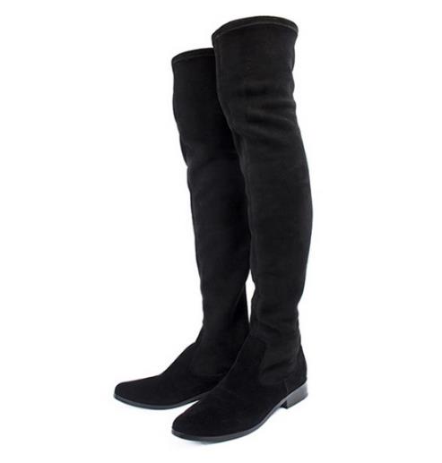 女神们最爱的“长腿神器”：过膝靴的多种搭配（图）