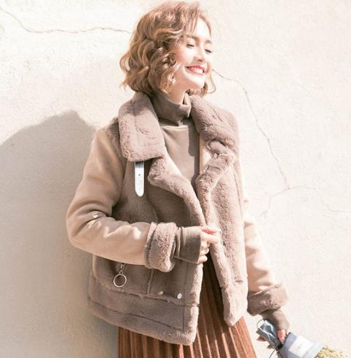 潇洒又帅气的麂皮绒短外套开启冬装旅程(图) 潇洒又帅气的麂皮绒短外套开启冬装旅程(图)