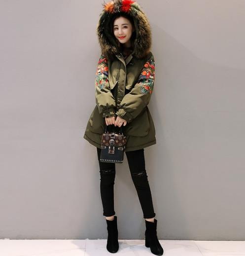 2018新款羽绒服：时尚减龄大毛领羽绒服分享（图）