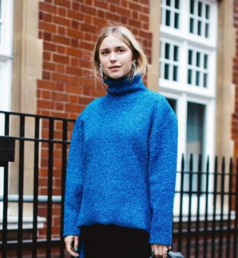 毛衣是冬季必备单品：高领毛衣时髦一冬季（图）