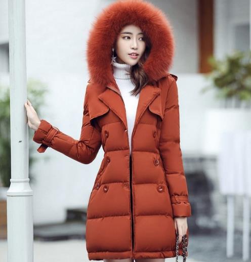 胖MM怎么穿羽绒服才好看：显瘦连帽羽绒服推荐