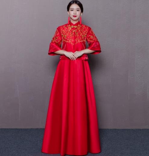 年关结婚季：看那些抢眼的新娘礼服（图）