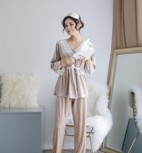 今冬流行风：金丝绒家居服彰显奢华高贵气质（图）
