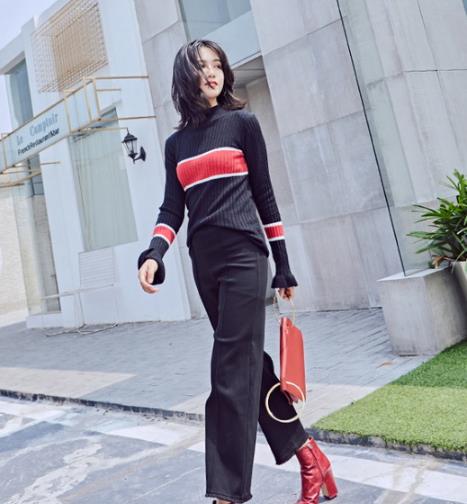 御寒单品打底衫：心机打底毛衣的多种穿搭（图）