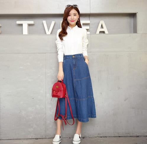 刺绣包臀牛仔短裙两件套：5款重温牛仔的率性记忆