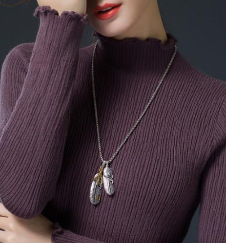 秋冬你的内搭选对了吗：针织衫保暖又显气质（图）